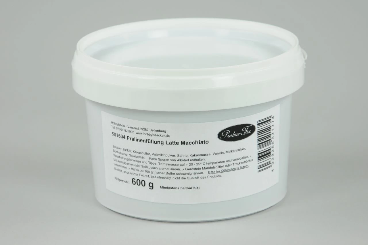 Pralinenfüllung LatteMacchiato 600-g-Dose 2 Pralinenfüllung LatteMacchiato 600-g-Dose - Image 2
