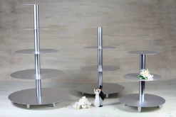 Hochzeitstortenständer - ALU - 3 Etagen -Hobbybäcker 1ea1fbf9e2b7af2b6b76d12c4b9d2b93