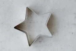 Ausstecher Stern, 5 Zacken, Edelstahl, 7 Cm