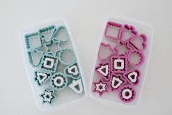 Keksausstecher Mit Auswerfer, Aus Kunststoff, 12-teilig