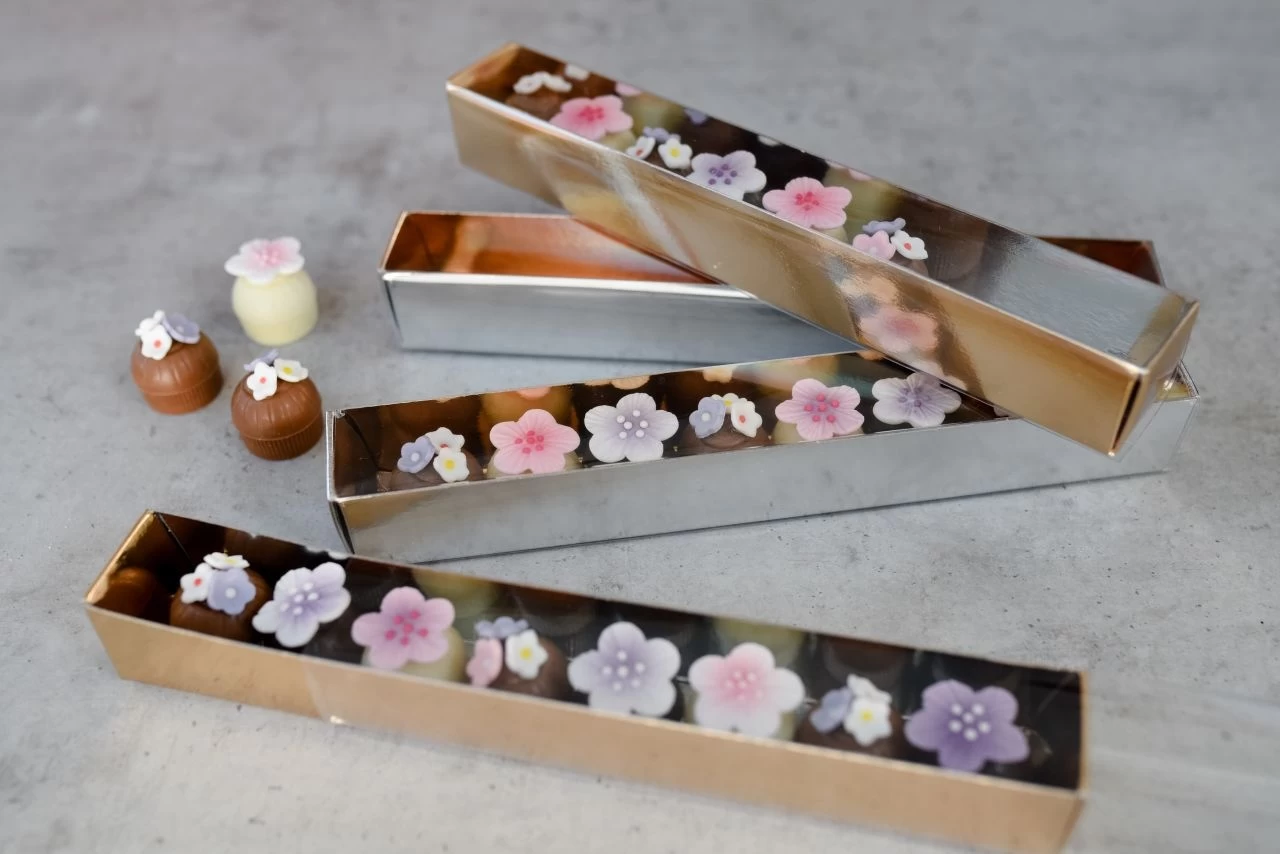 Pralinen-Stange Für Max. 8 Pralinen, Gold/silber, 4 Stück 1 Pralinen-Stange Für Max. 8 Pralinen, Gold/silber, 4 Stück