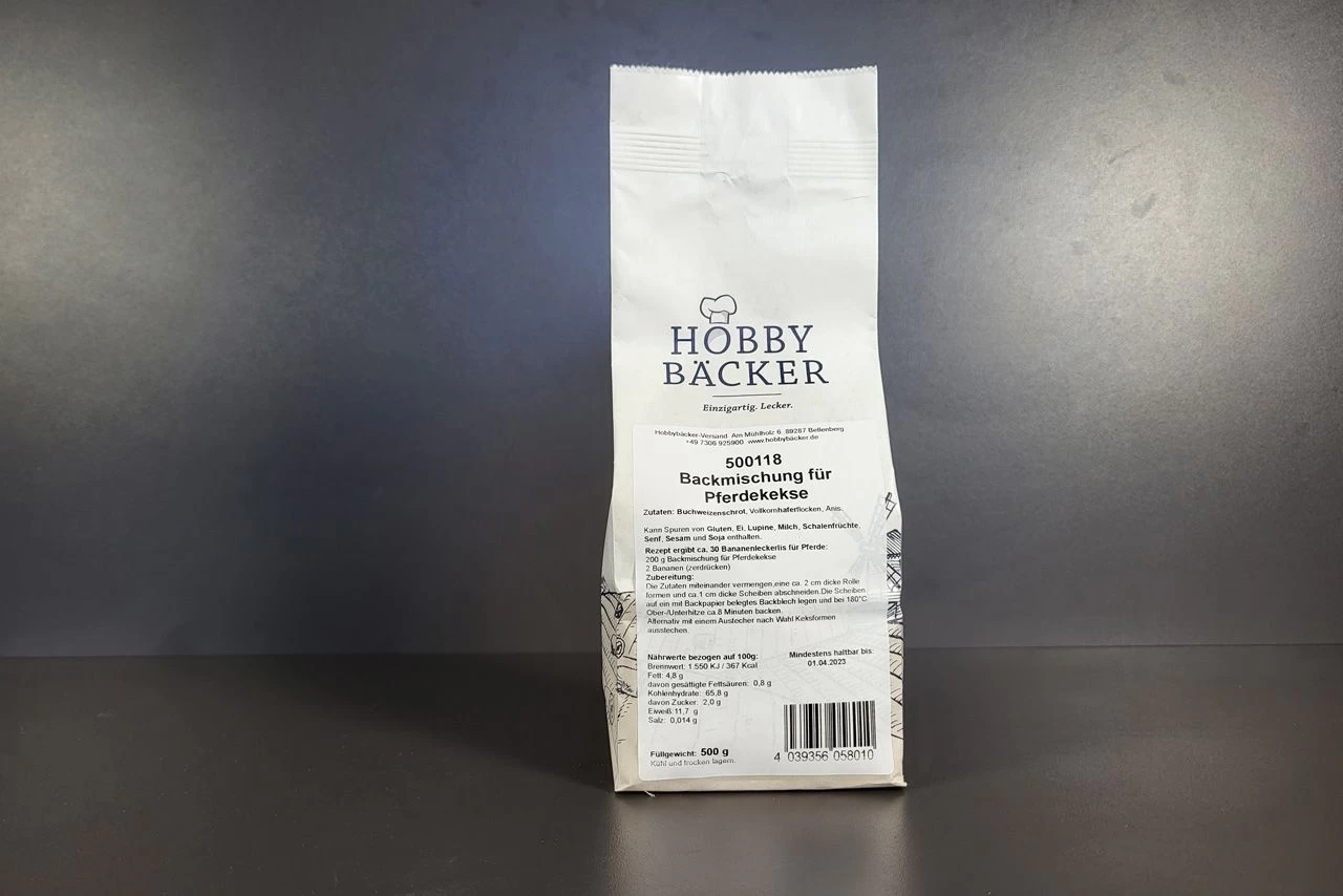 Backmischung Für Pferdekekse, 500g 1 Backmischung Für Pferdekekse, 500g