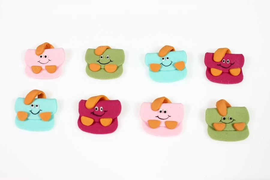 Schultasche Mit Gesicht Zucker-Aufleger, Ca.3,5cm, 12 Stück 2 Schultasche Mit Gesicht Zucker-Aufleger, Ca.3,5cm, 12 Stück - Image 2