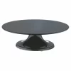 Tortenplatte 32 Cm Schwarz Drehbar Mit Fuß, Melamin
