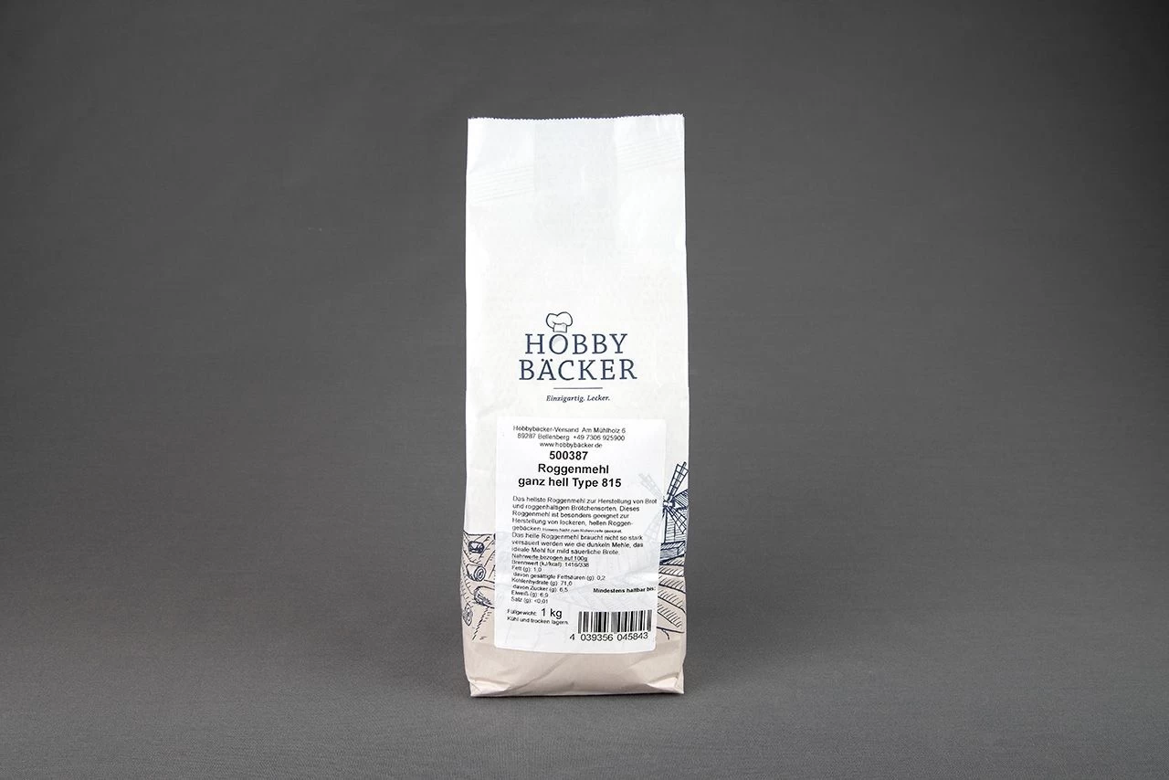 Roggenmehl Ganz Hell Type 815 1kg 2 Roggenmehl Ganz Hell Type 815 1kg - Image 2