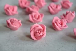 Marzipanrosen Rosa 16 Stück Ø 3,5 Cm