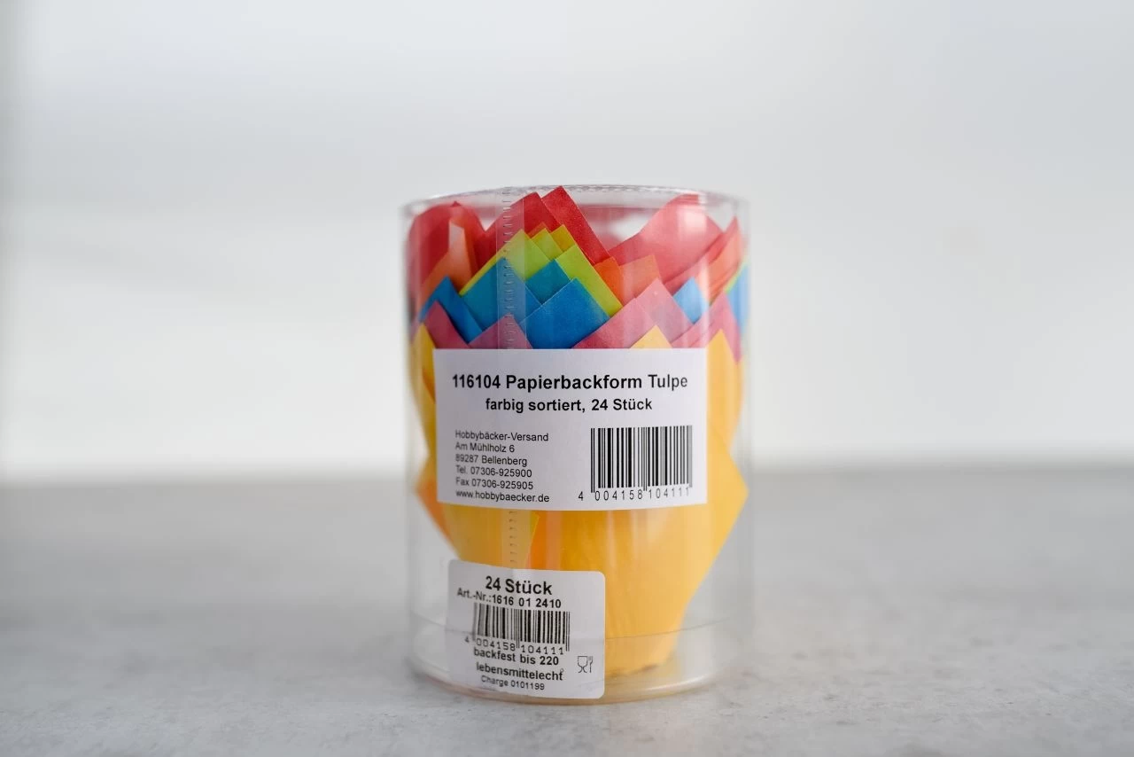 Papierbackform Tulpe, Farbig Sortiert, 24 Stück 2 Papierbackform Tulpe, Farbig Sortiert, 24 Stück - Image 2