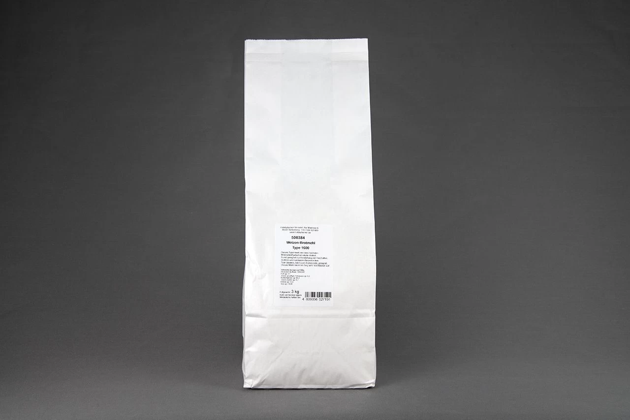 Weizen-Brotmehl Ganz Dunkel Type 1600 3kg 2 Weizen-Brotmehl Ganz Dunkel Type 1600 3kg - Image 2