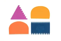 Kammschaber-Set Zackig, 4-teilig