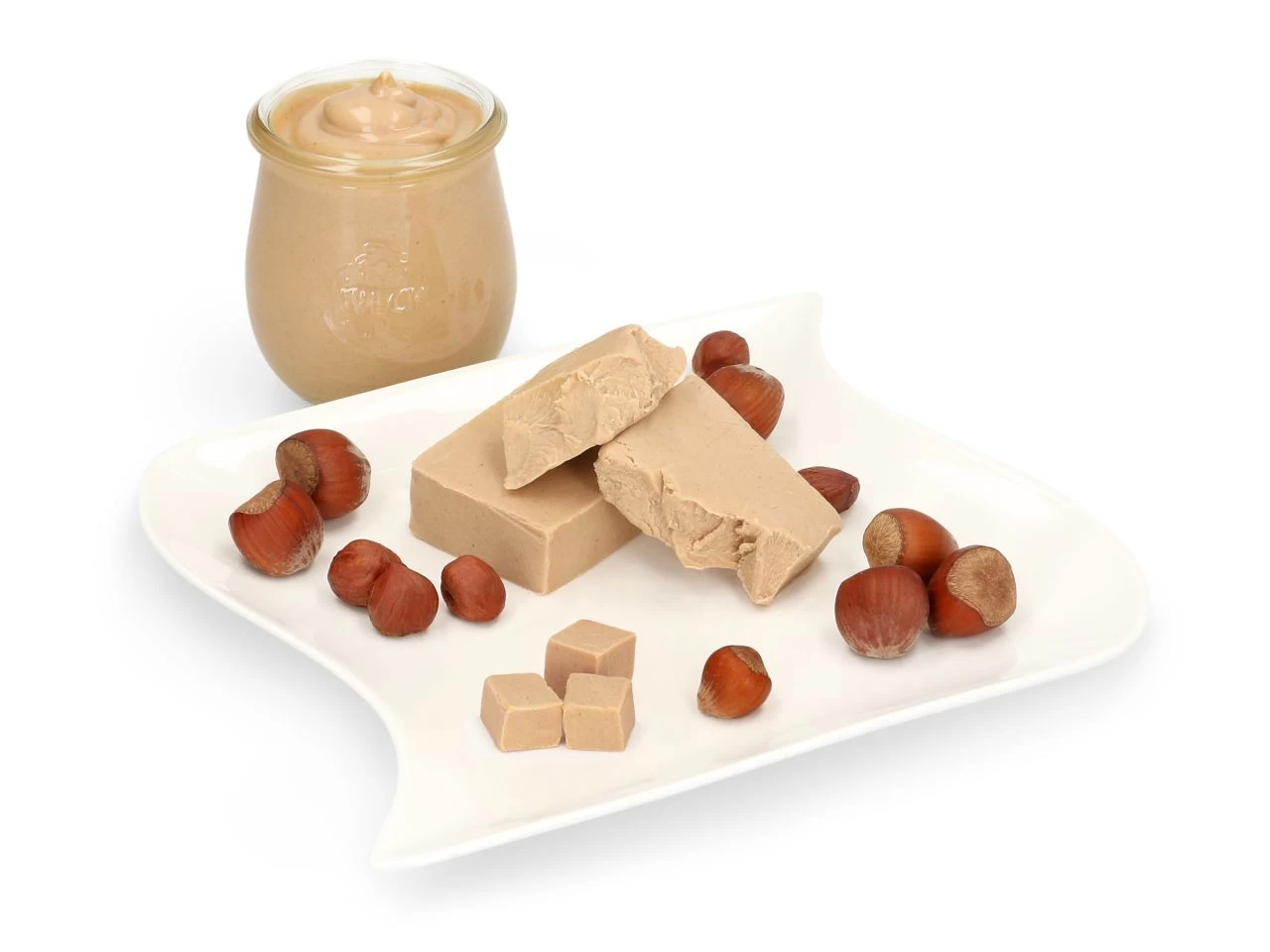 Nuss-Nougat, Hell, 1 Kg 1 Nuss-Nougat, Hell, 1 Kg