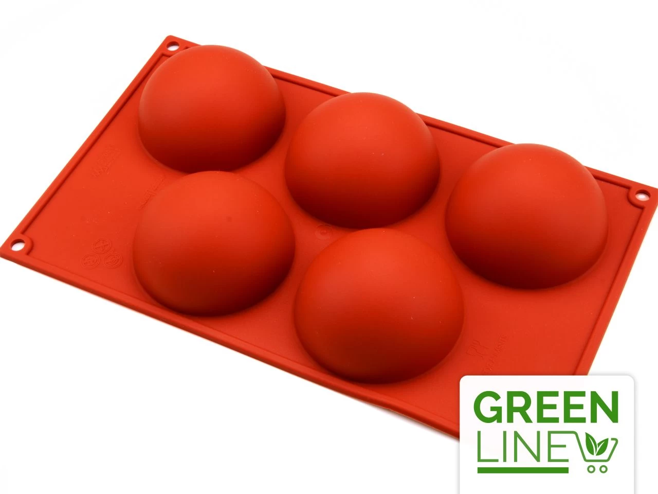 Silikonform Klein Halbkugel 80mm 1 Silikonform Klein Halbkugel 80mm