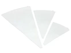 Mehrweg-Spritzbeutel, Weiß, Baumwolle, 25 Cm