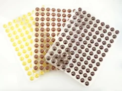 10 Folien Mini-Hohlkugeln Zartb. -Hobbybäcker b02212 2