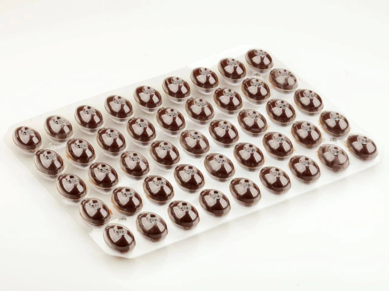 Pralinen-Hohlkörper: Medium-Eier, Zartbitter, 1 Folie/45 Stück á 39 X 26 X 25 Mm (4,4 G) 2 Pralinen-Hohlkörper: Medium-Eier, Zartbitter, 1 Folie/45 Stück á 39 X 26 X 25 Mm (4,4 G) - Image 2