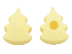 Pralinen-Hohlkörper: Tannenbaum, Weiße Schokolade, 1 Folie/42 Stück á 39 X 30 X 15 Mm (4,7 G)