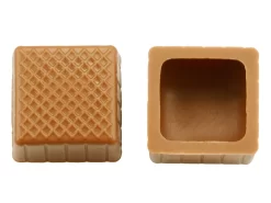 Viereck-Schalen Für Pralinen Vollmilch, 54 Stück