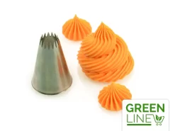 Garniertülle Französische Sterntülle 14 Mm, Edelstahl, GREENLINE