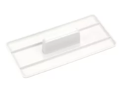 Fondant-Glätter, Rechteckig, Weiß, 16 X 8 Cm