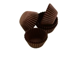 Pralinenkapseln 25mm Braun 100 Stück