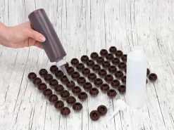 Spritzflaschen Mit Verschluss, Weiß, 2 Stück á 250 Ml -Hobbybäcker b05202