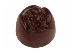Schokoladenform: Rose, Kunststoff, Transparent, 21 Mulden á 2,8 X 2 Cm