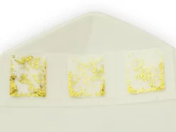 Mini-Beutel Flitter Gold, Grob, Essbares Echtgold (999,9/24 Karat), 3 X Ca. 0,005 G