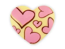 7 Folien Aufleger Herz Weiß