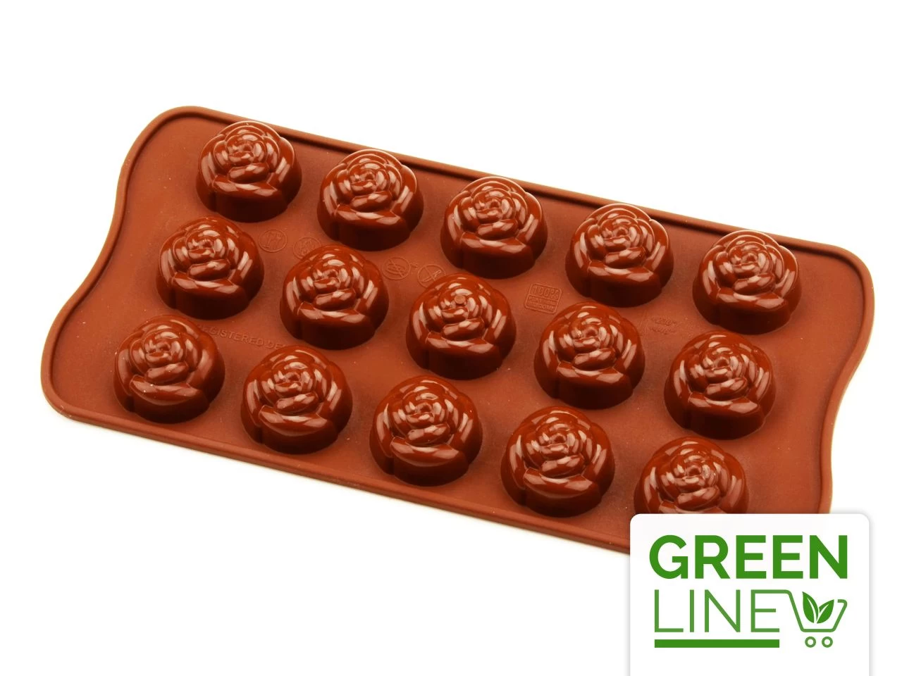 Silikomart Silikon-Pralinenform Rose 1 Silikomart Silikon-Pralinenform Rose