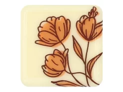 7 Folien Aufleger Karree Weiß