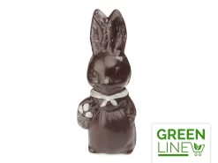 Schokoladenform: Osterhase, Kunststoff, Transparent, 2 Mulden á 11 X 26 X 4 Cm