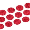 Cupcake Buttons: Pflanzen Rot, Fondant, Rot, 12 Stück á 3 Cm