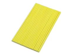 Cake Pop Sticks, Papier, Gelb, 20 Stück á 15 Cm X 4 Mm