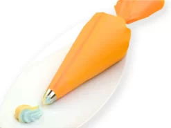 Mehrweg-Spritzbeutel Superflex Doppelkammer, Orange, Silikon, 40 Cm -Hobbybäcker b18280