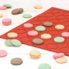 Macarons-Backmatte Aus Silikon, 35 Mulden á 4 Cm, 28 X 37 Cm