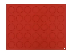 Macarons-Backmatte Aus Silikon, 35 Mulden á 4 Cm, 28 X 37 Cm -Hobbybäcker b18342