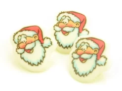 Dekoraufleger Nikolausköpfe 10 Stück