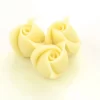 Kleine Marzipan-Rosen, Weiß, 4 Stück, 2,5 X 2,5 Cm