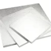 Cakeboard: Quadrat In Silber, 35 X 1,2 Cm