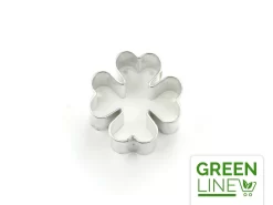 Ausstecher: Kleeblatt, Edelstahl, 4 X 4 Cm