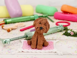 Fondant-Extruder Inkl. 20 Einsätze, Hellgrün, Edelstahl -Hobbybäcker b24572