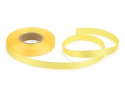 Satinband: Pastellgelb, Polyester, 30 Meter á 14 Mm