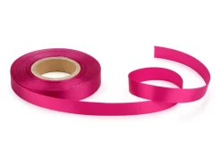 Satinband: Purpur, Polyester, 30 Meter á 14 Mm