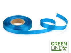 Satinband: Mittelblau, Polyester, 30 Meter á 14 Mm, GREENLINE