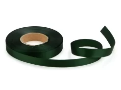Satinband: Waldgrün, Polyester, 30 Meter á 14 Mm