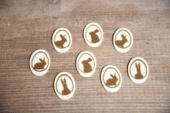 Hasen Im Ei, Schoko-Aufleger Weiß, 3,3 X 2,4cm, 24 Stück -Hobbybäcker b25ac57e872f7054a0fdc22185445eea