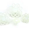 Ausstecher-Set: Herzkleeblatt, Kunststoff, 4er-Set, 4,5, 6, 7,6, 9 Cm