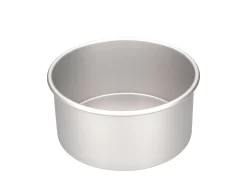 Profi-Backform Für Torten, Rund, Extra-tief, Eloxiertes Alu, 20 X 10 Cm