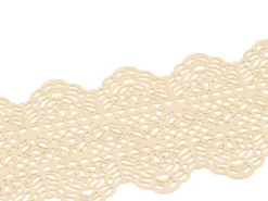 Spitzendekor: Dentelle Pearl, Essbar, Cremeweiß, 38,5 X 7,5 Cm