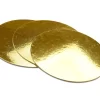 Cakeboard: Golden Plates, Goldglänzend, 3 Stück á 30 Cm, 2,5 Mm