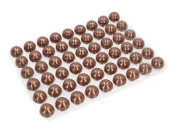 Pralinen-Halbkugeln Mit Sternen, Vollmilch, 1 Folie á 54 Stück -Hobbybäcker b37961